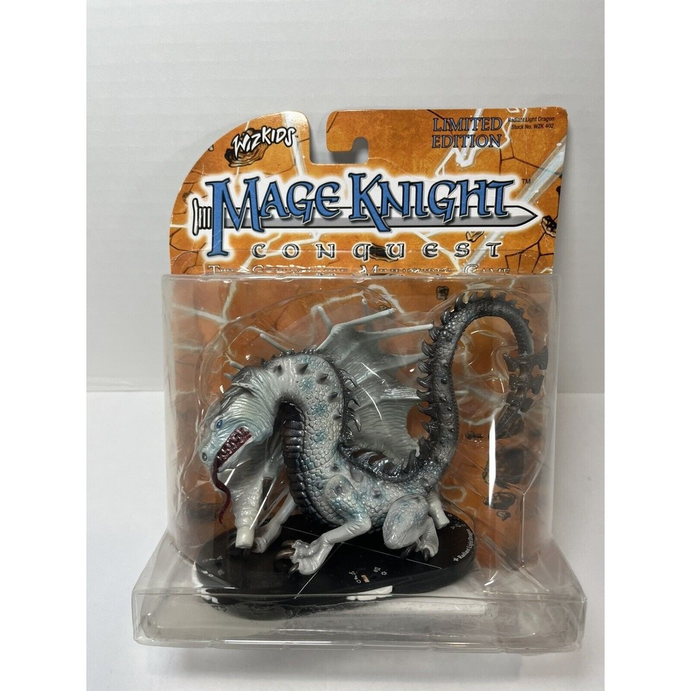 Mage Knight Conquest Radiant Light Dragon Wizkids 2002 D&D clix Mini NEW